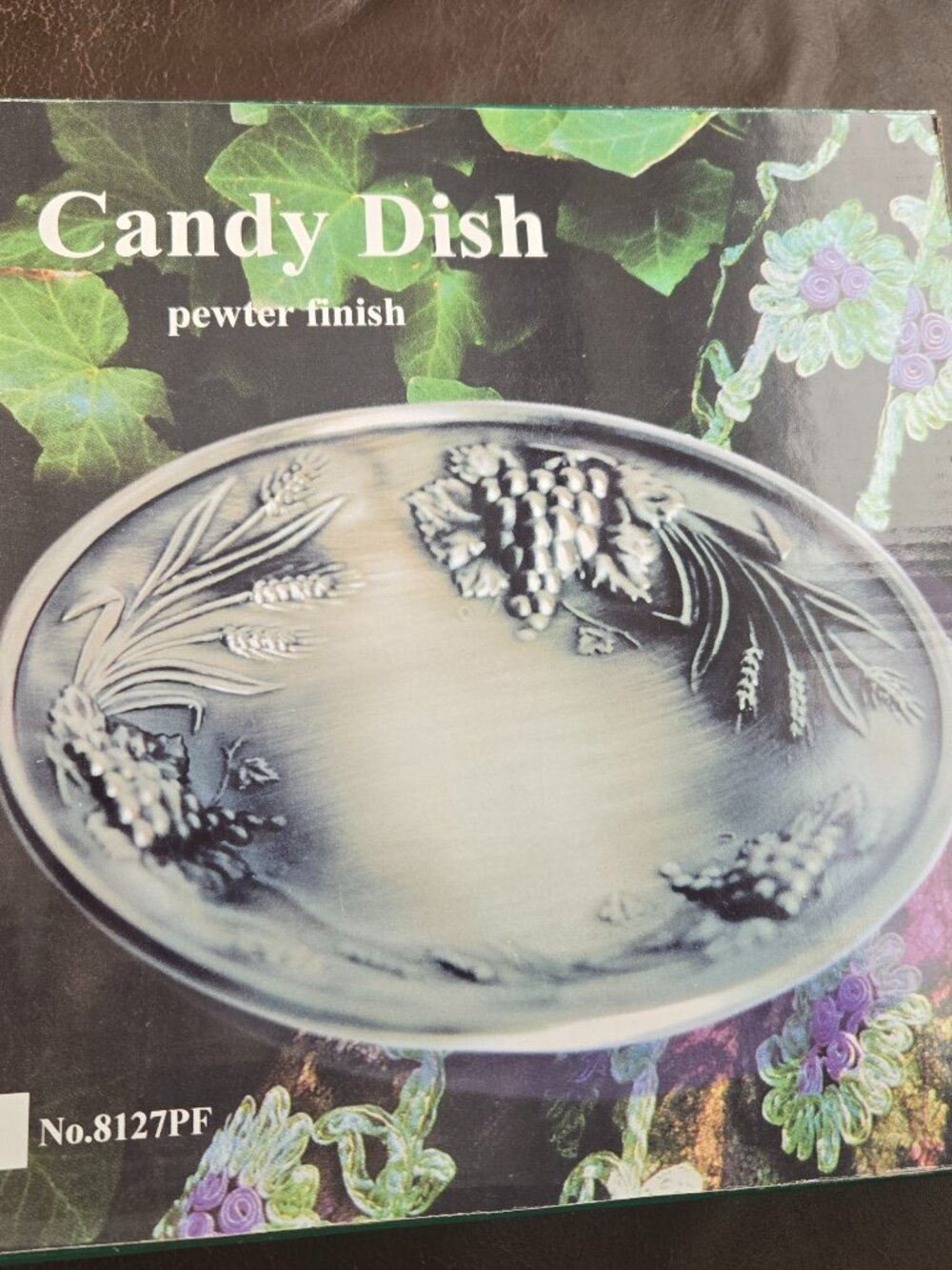 Beautiful Pewter Candy Dish - BNIB